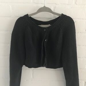 Old Navy Girl’s Cardigan Boleto black cropped Girl Size 4T